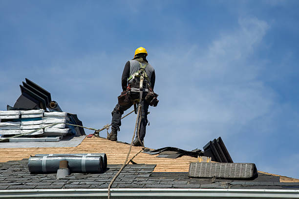 Professional Flat Roof Repair technician working in Inverness, IL